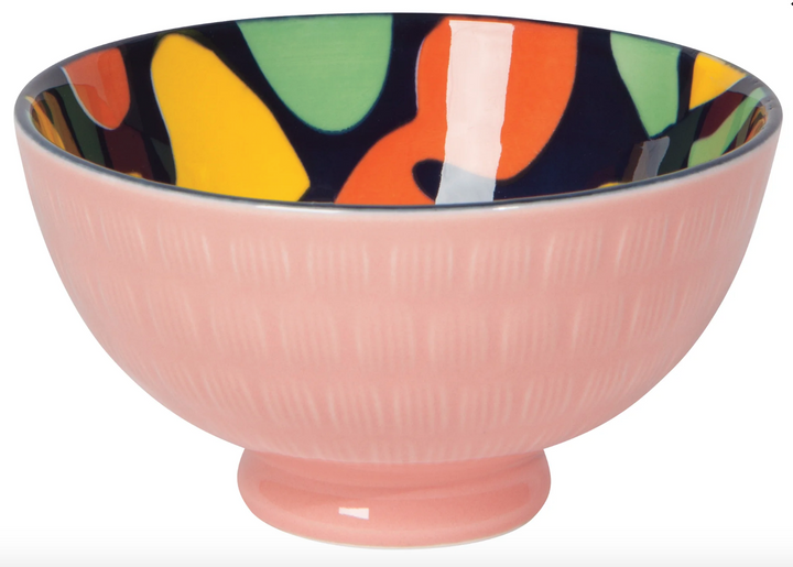 Bowl, 6 Inch Stamped "Doodle"