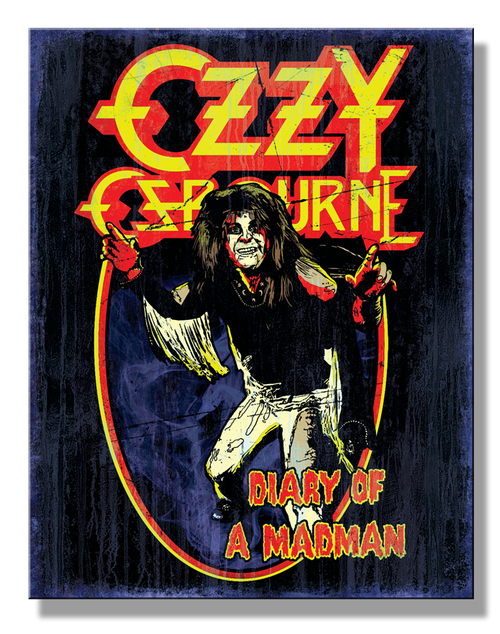 Ozzy Osbourne-Diary of a Madman Tin Sign
