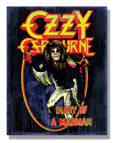 Ozzy Osbourne-Diary of a Madman Tin Sign