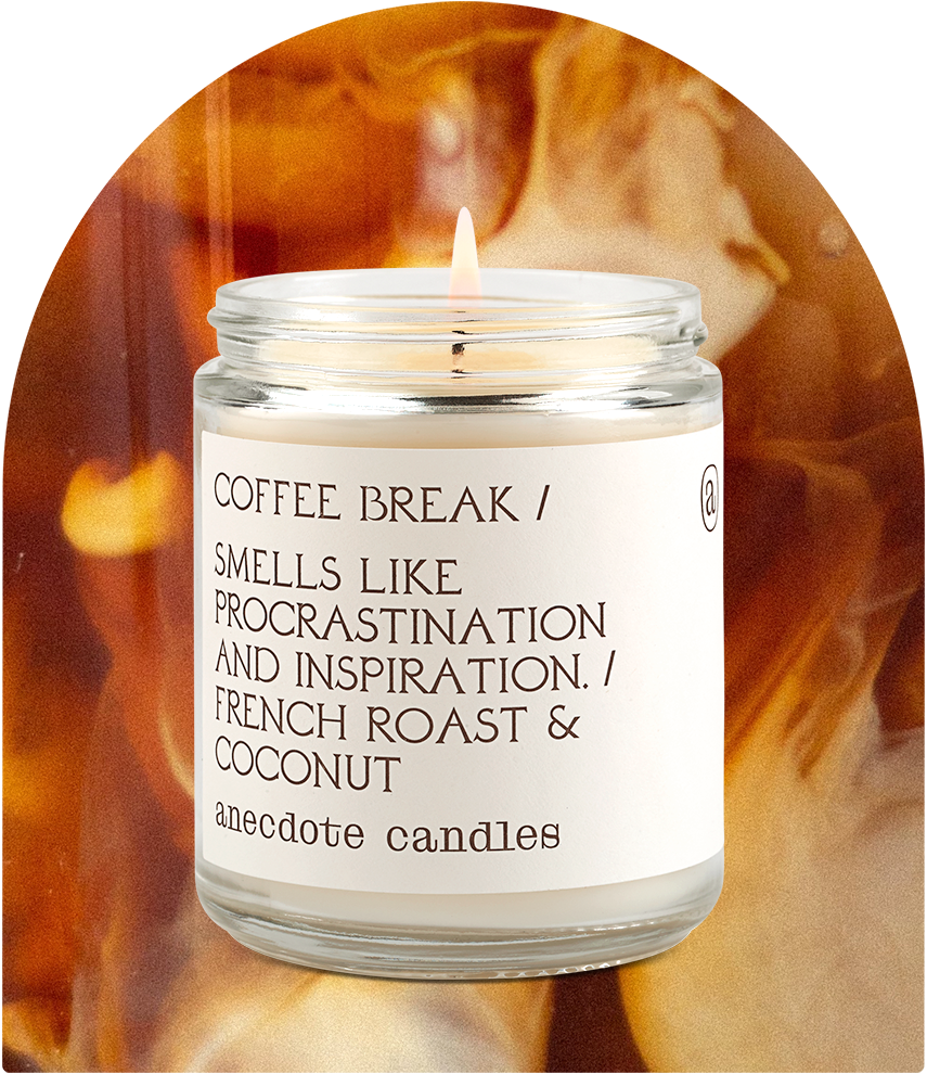Coffee Break (French Roast &amp; Coconut) Candle