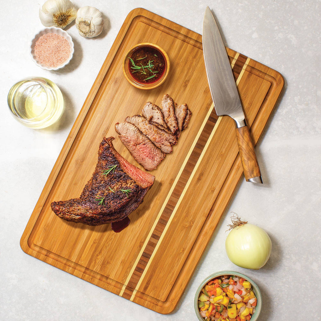 Dominica Cutting Board with Juice Groove, 20" x 12-1/2"