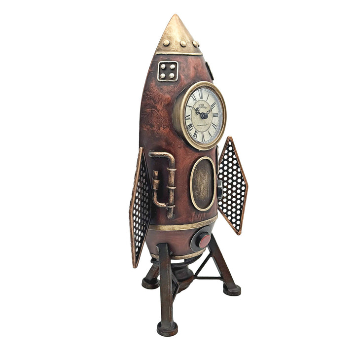 Industrial Rocket Table Clock