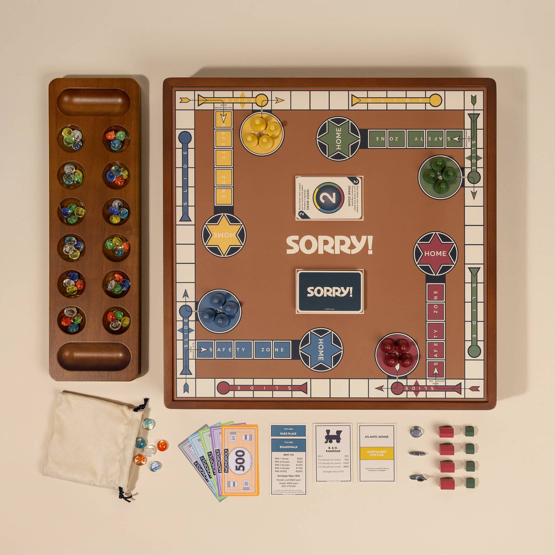 3-in-1 Game Collection: Monopoly, Sorry &amp; Mancala