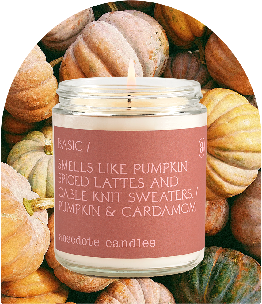 Basic (Pumpkin &amp; Cardamom) Glass Jar Candle