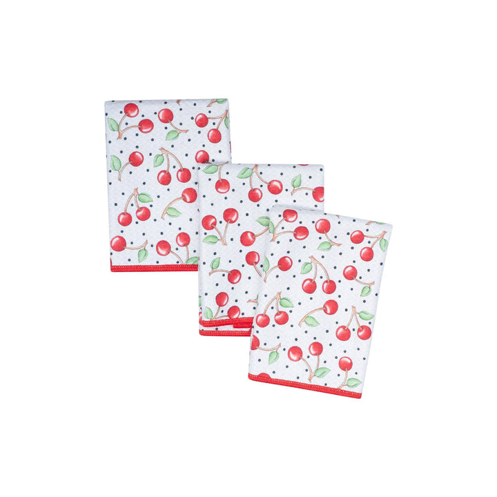 Mighty Mini Towel (Set of 3) Reversible - ME Cherry Harvest: Red