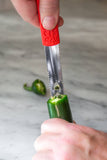 Outset Jalapeño Corer, Stainless Steel, 8"