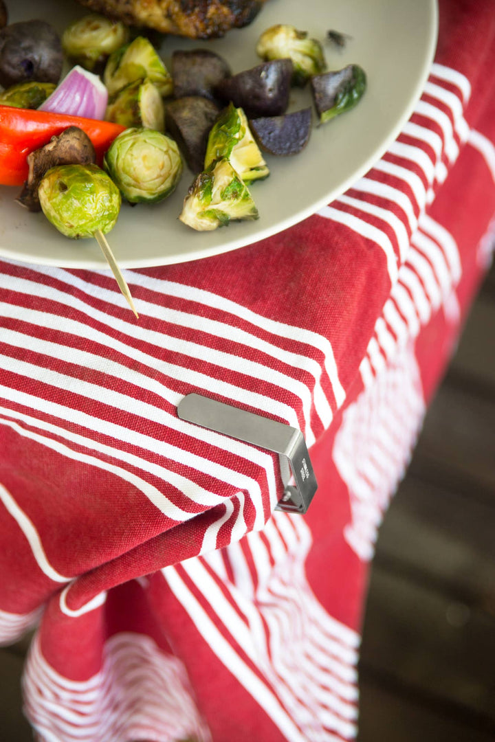 Fox Run Tablecloth Clips, Set of 4, 0.5" x 1.75" x 1.5"