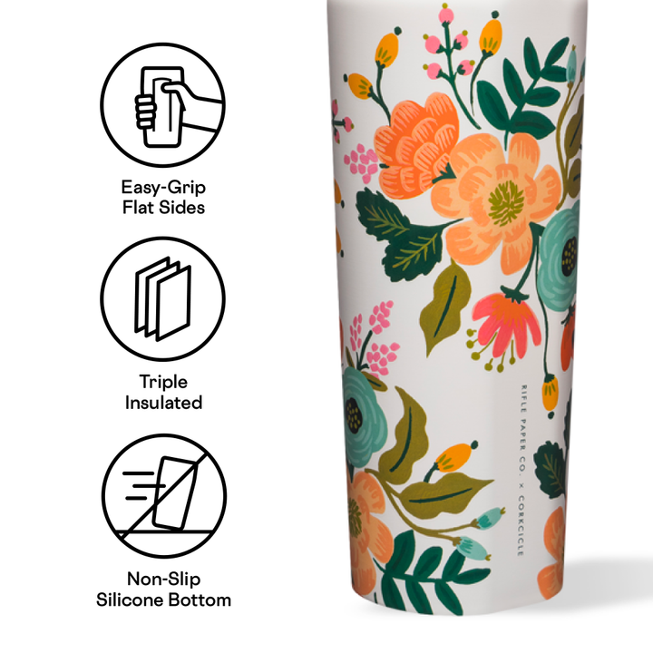 Sport Canteen - 20oz Rifle Paper - Gloss Cream Lively Floral