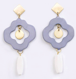 Agra Earrings "Blue"