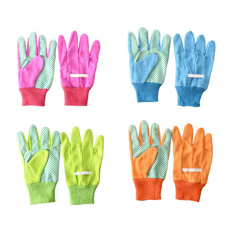 Children's Garden Gloves, 4 Asst. Colors
