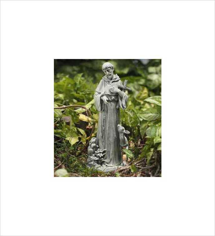 St. Francis Garden Statue with Animals