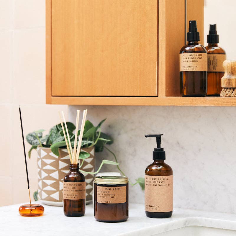 Amber &amp; Moss - 3.5 oz Reed Diffuser: 3.5 oz