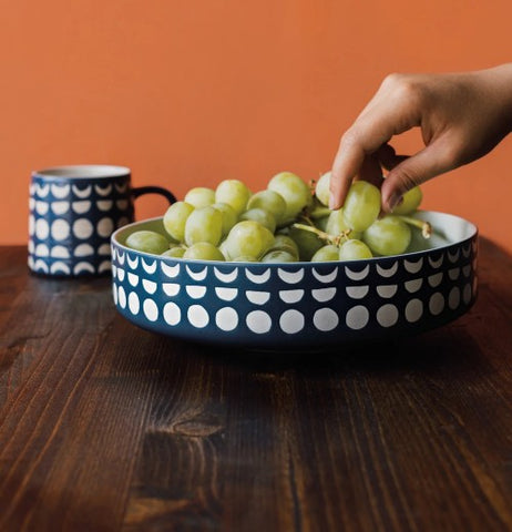 Imprint Serving Bowl "Ink"
