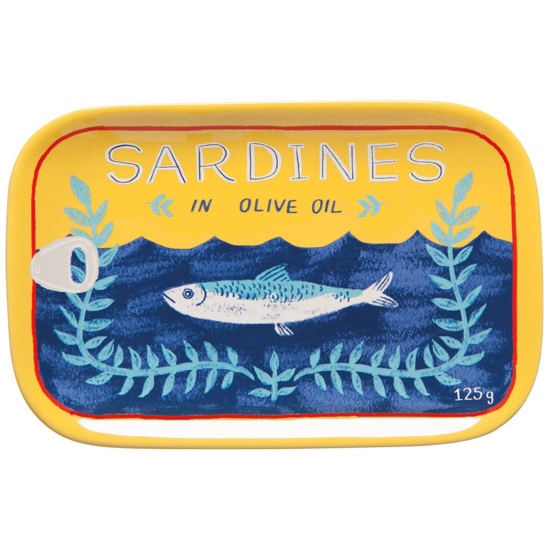 Colorful Sardine Tin Shaped Serving Dish