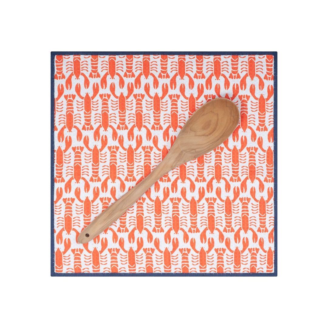 Mighty Mini Towel (Set of 3) Reversible - KN Lobster: Red