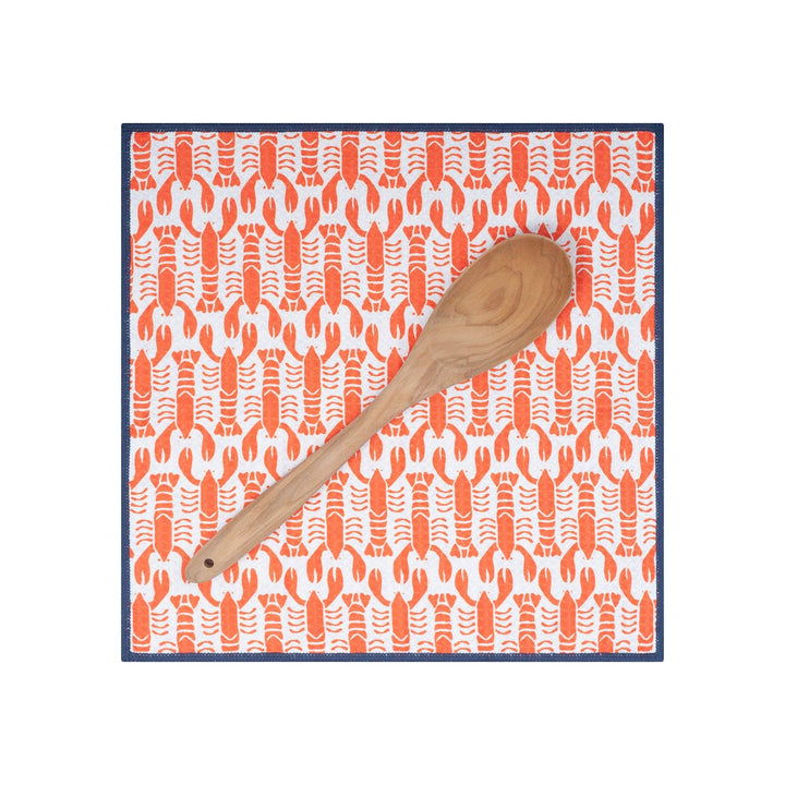 Mighty Mini Towel (Set of 3) Reversible - KN Lobster: Red