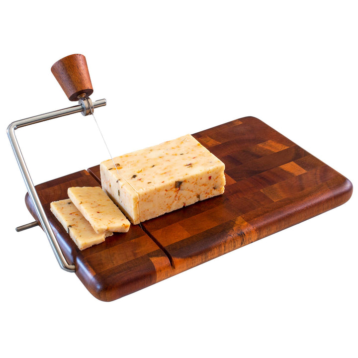 Rock &amp; Branch® Acacia Charcuterie Board with Cheese Slicer
