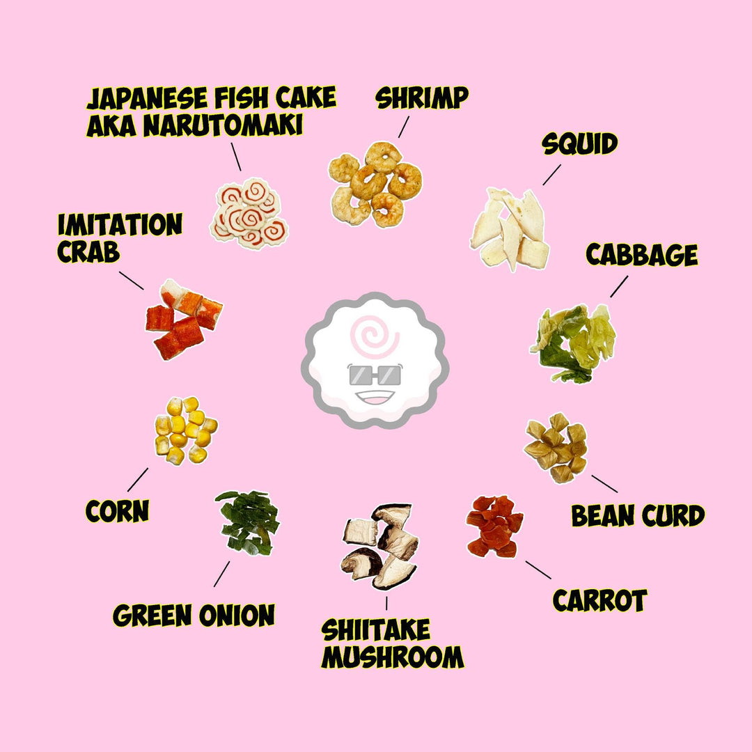 Classic Seafood and Vegetables Dried Toppings Mix - 14 oz