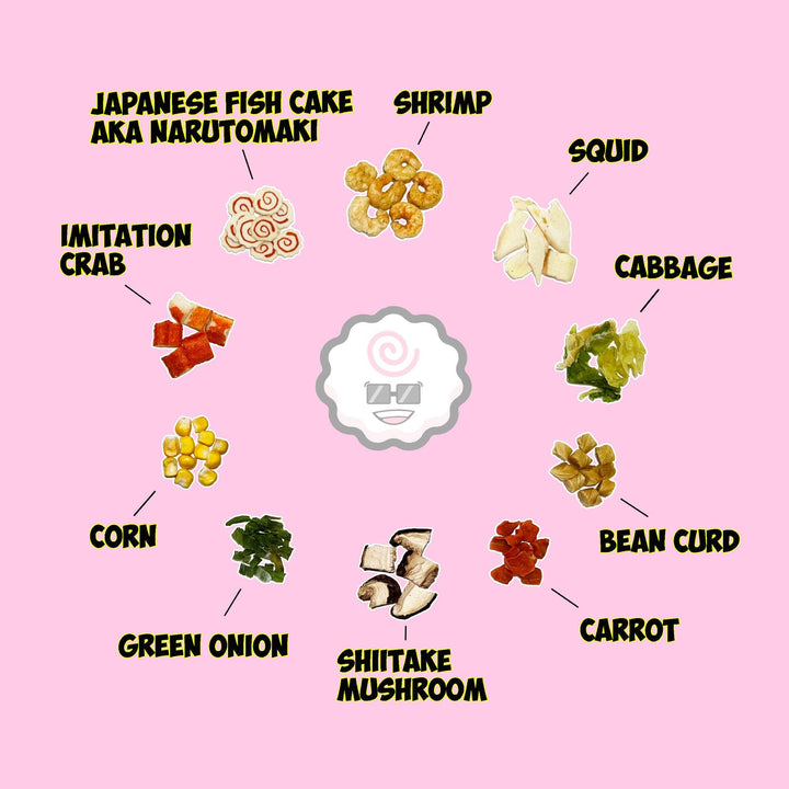 Classic Seafood and Vegetables Dried Toppings Mix - 14 oz