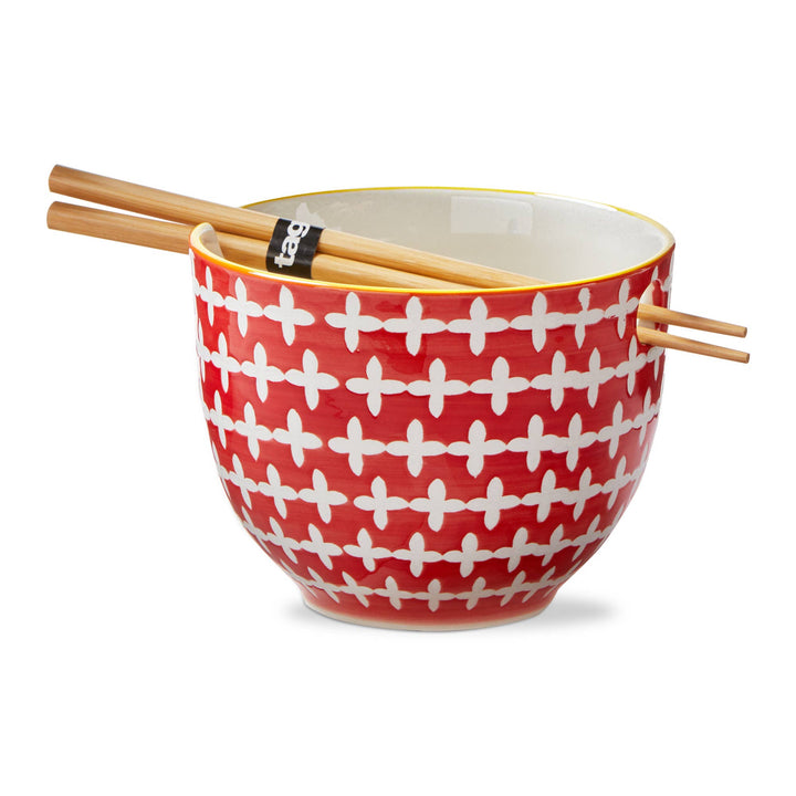 Yuki Noodle Bowl Orange Stoneware Everyday