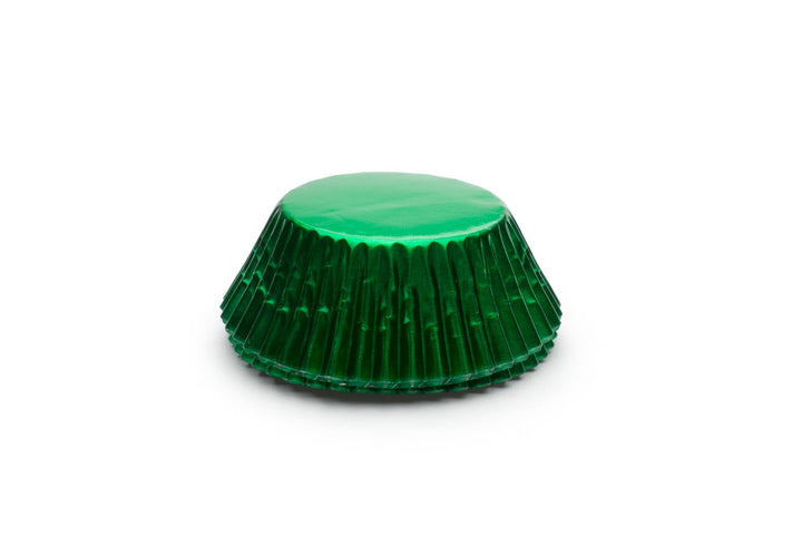 Fox Run Green Foil Cupcake Liners, Set of 32, 3"