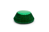 Fox Run Green Foil Cupcake Liners, Set of 32, 3"