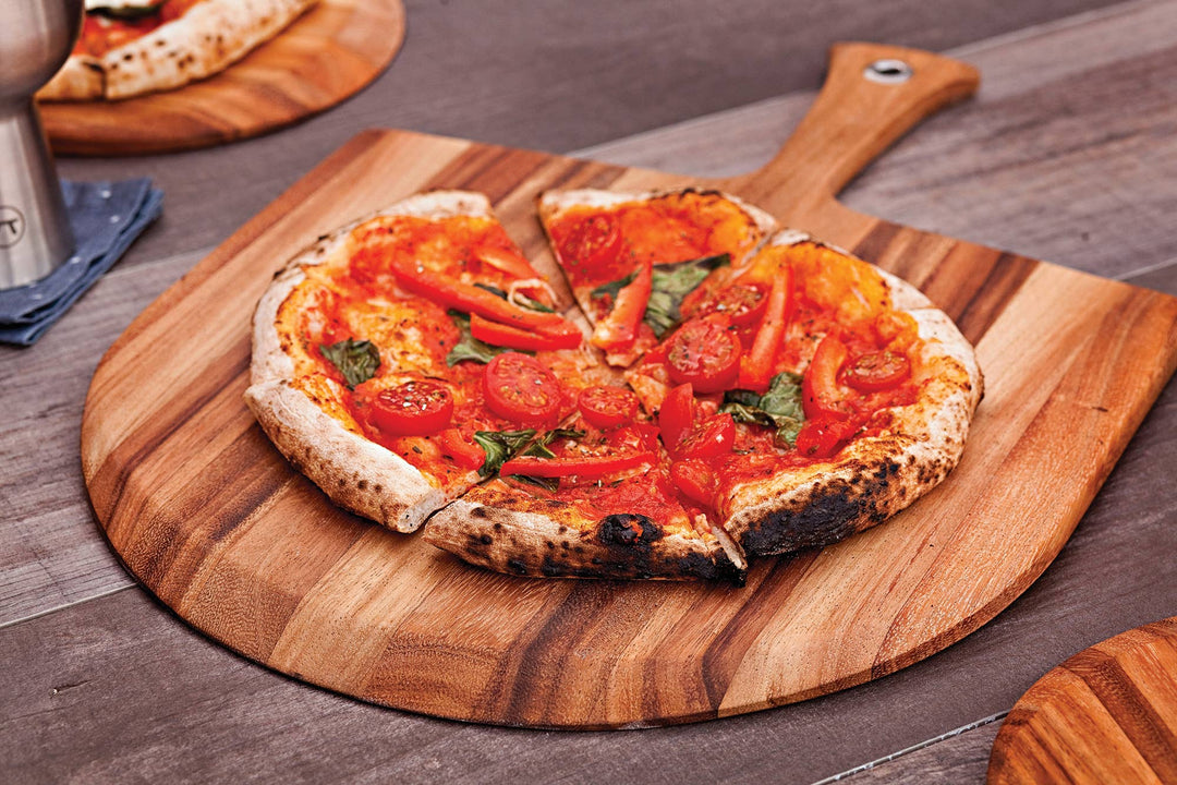 Ironwood Napoli Pizza Peel, Acacia Wood, 0.5" x 14" x 14"