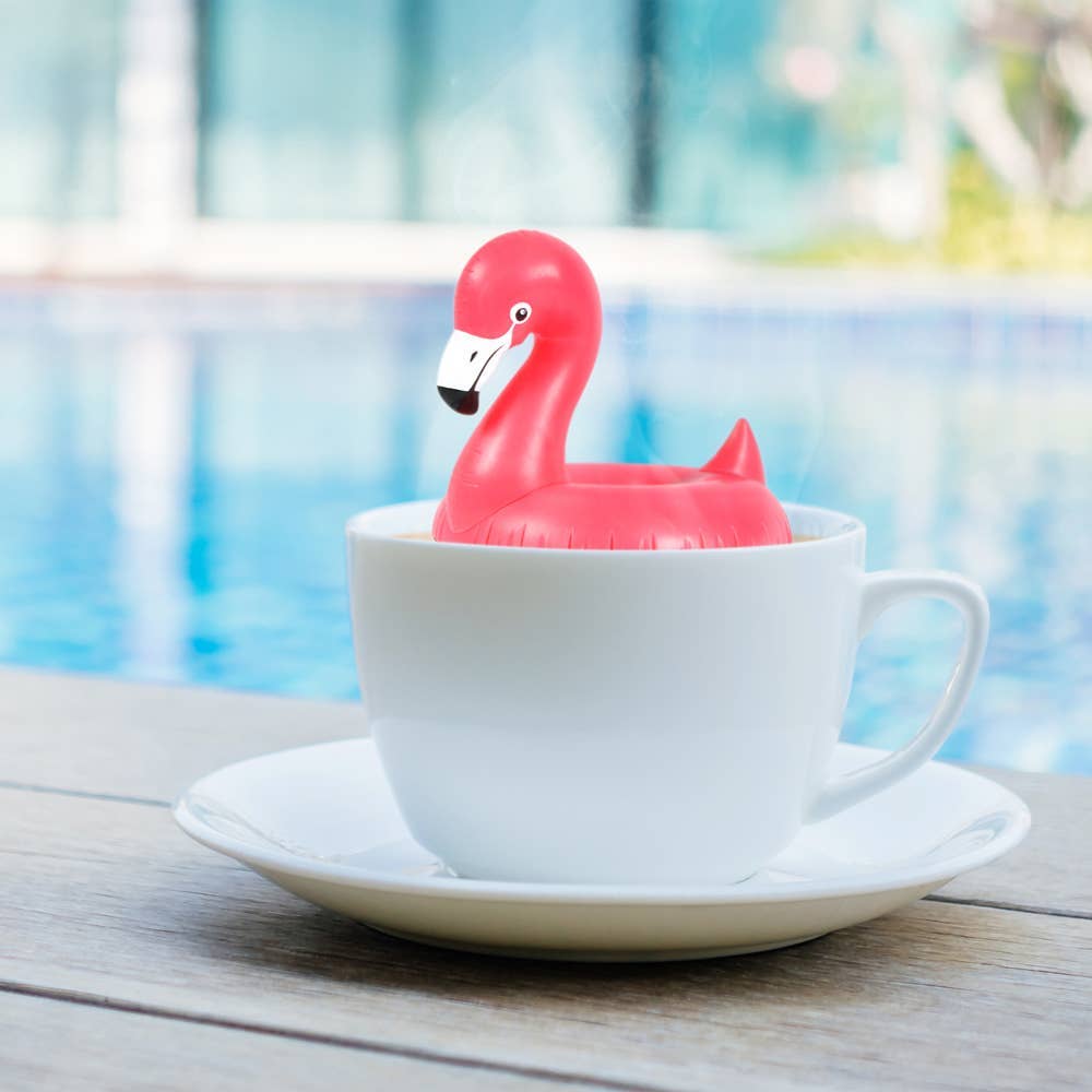 Flamingo Pool Float Tea Infuser