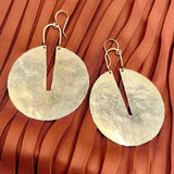 Handmade Good Measure Earrings: Gold / Large