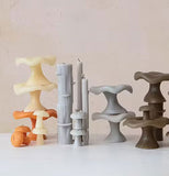 Unscented Mushroom Candles, Set of Four