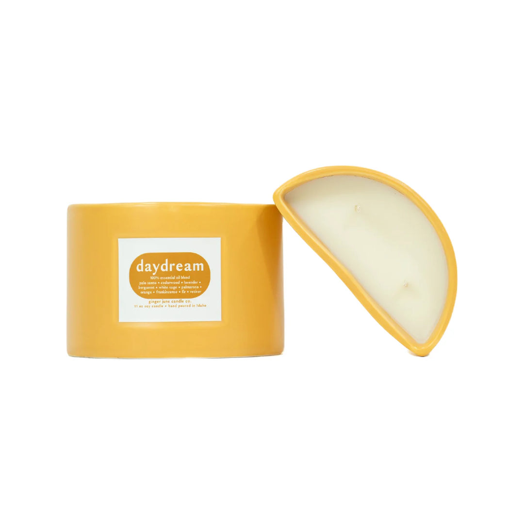 Half Moon Candle- Daydream Ochre