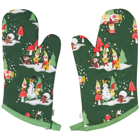 HOLIDAY "Gnome For The Holidays" Oven Mitt (Set of 2)