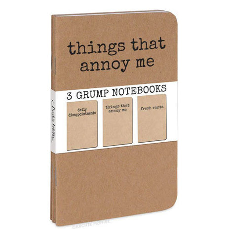 Grump Notebooks (Set of 3)
