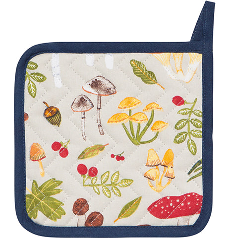 Field Mushrooms Potholder