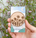 Wildflower Wood Nature Magnet