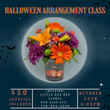 Halloween Floral Arrangement Class