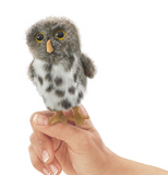 Mini Spotted Owl Finger Puppet