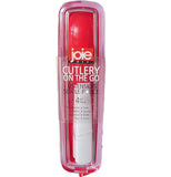 Red Cutlery on the Go Silverware