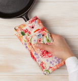 Classic Cottage Floral Potholder