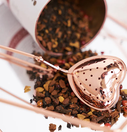 Rose Gold Heart Tea Infuser