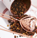 Rose Gold Heart Tea Infuser