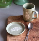 Palm Leaf Cuppa Color Coaster