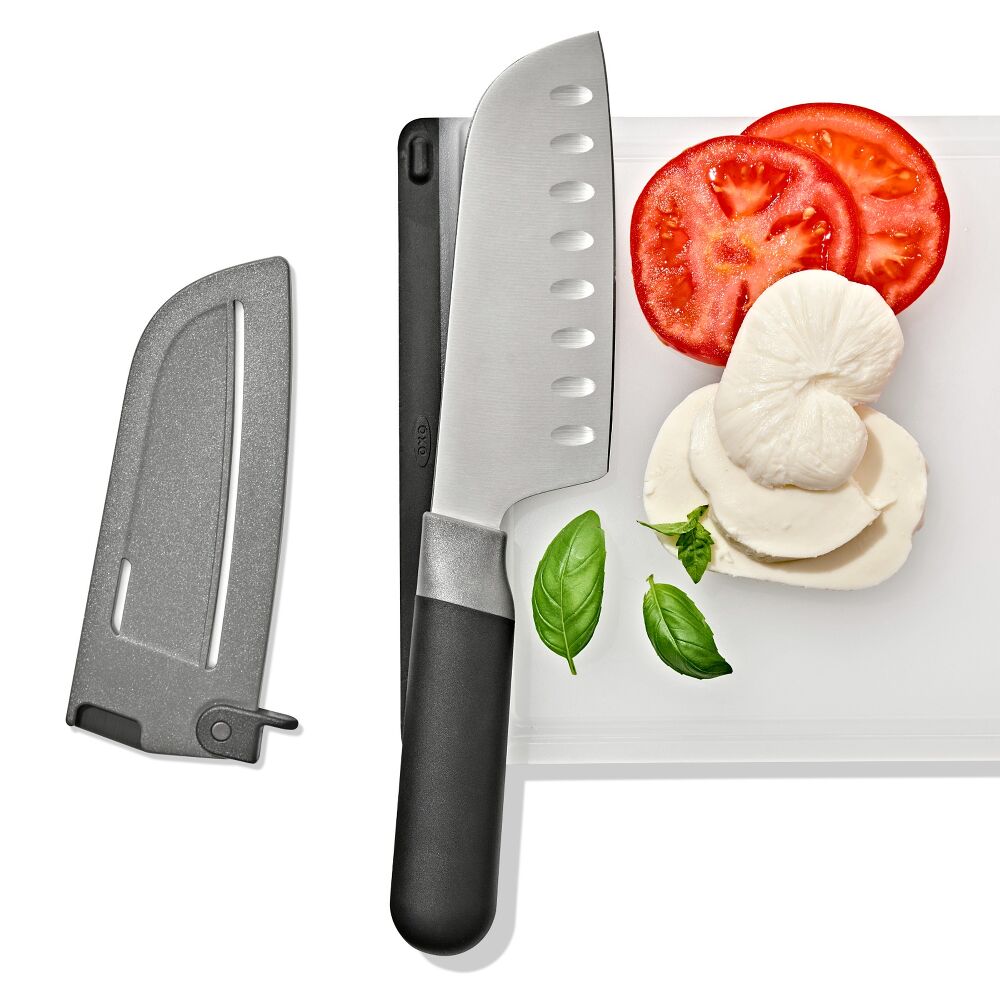 5" Santoku Knife w/Locking Sheath