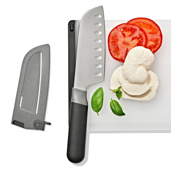 5" Santoku Knife w/Locking Sheath