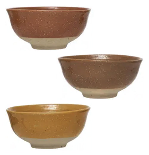 Autumn Colors Stoneware Bowl