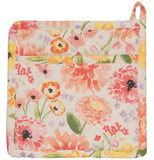 Classic Cottage Floral Potholder
