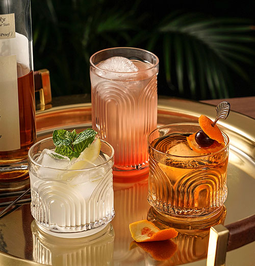 Beau Lowball Tumblers, Set of 2