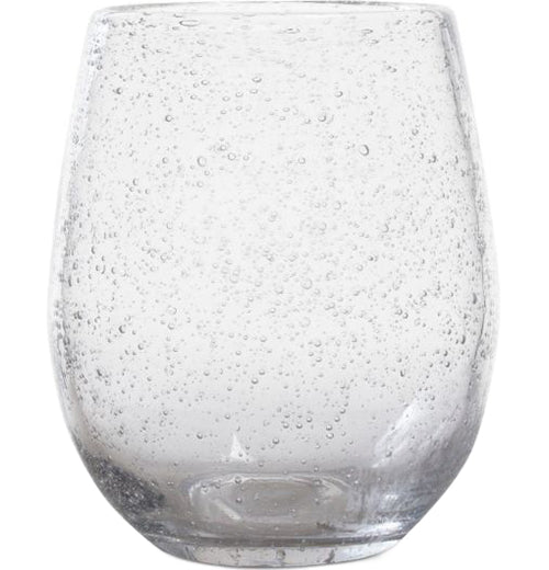 Bubble Glass Stemless Wine Glass