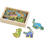 Wooden Dinosaur Magnets