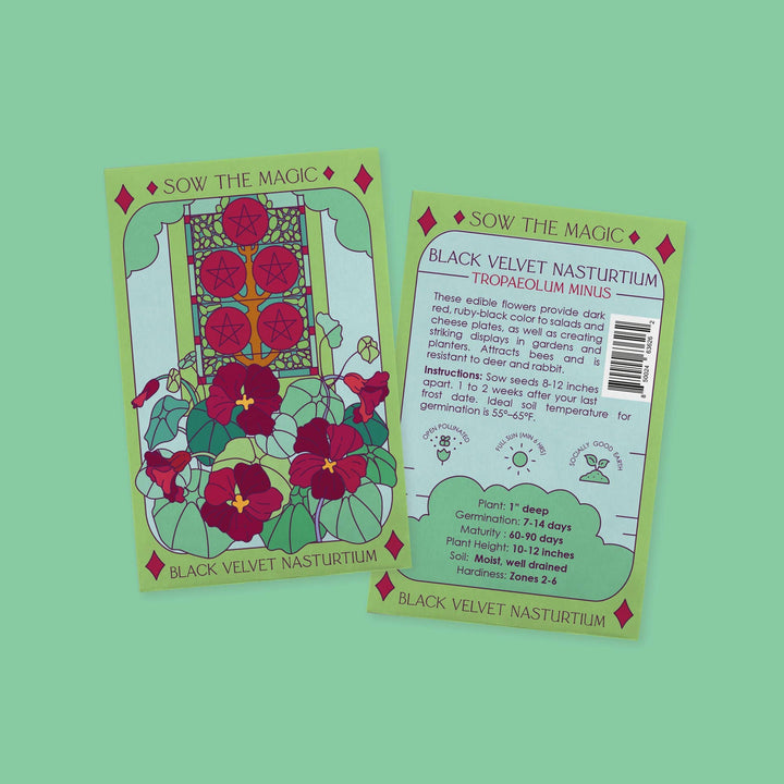 Seeds Black Velvet Nasturtium